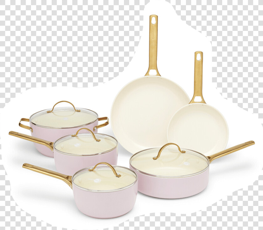 Goop X Greenpan Goop Exclusive Blush Padova 10 piece   Dish  HD Png DownloadTransparent PNG