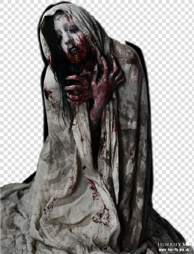  horror  scary  girl  dead  blood   Halloween Costumes Scary Girl  HD Png DownloadTransparent PNG