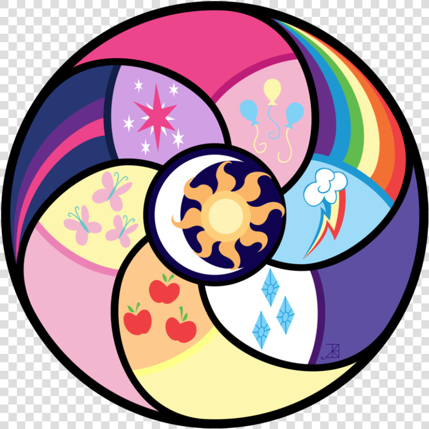 Pinkie Pie Rarity Twilight Sparkle Pony Flower Clip   Elements Of Harmony Cutie Marks  HD Png DownloadTransparent PNG