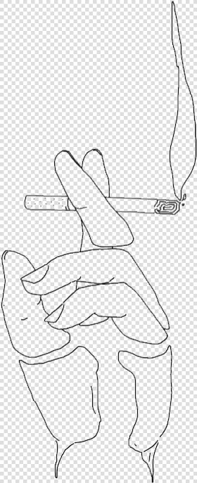 Gif Drawing Cigarette   Anime Cigarette Aesthetic  HD Png DownloadTransparent PNG