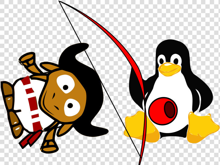 Transparent Tux Clipart   Powered By Linux Logo  HD Png DownloadTransparent PNG