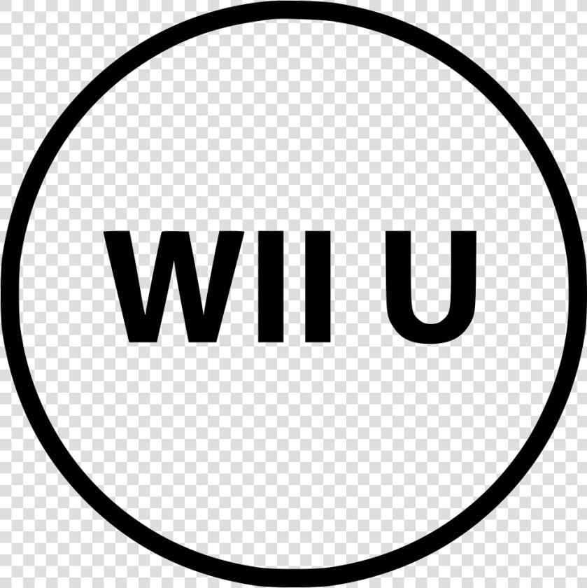 Wii U Nintendo Sign Gaming Video   Wii U Icon Png  Transparent PngTransparent PNG