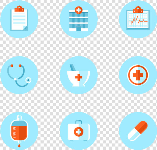 Medical Elements   Free Round Medical Icons  HD Png DownloadTransparent PNG