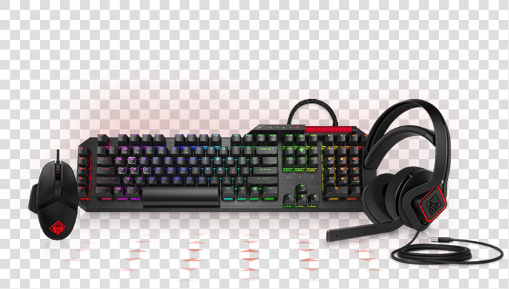 Mouse  Keyboard And Headphone   Hp Omen Sequencer Keyboard 2vn99aa  HD Png DownloadTransparent PNG