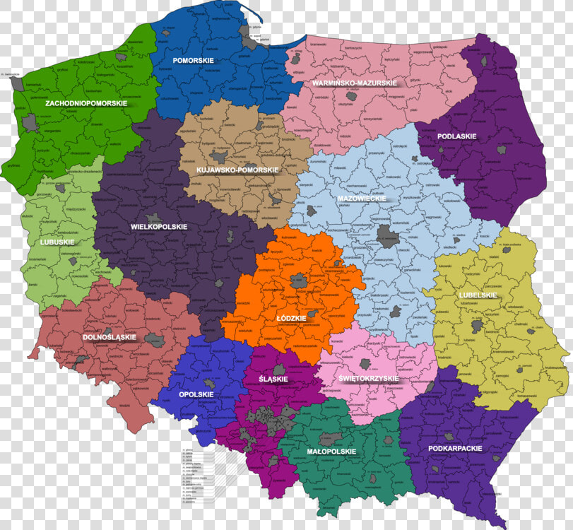 Transparent Polish Flag Clipart   Map Of Metro In Poland  HD Png DownloadTransparent PNG