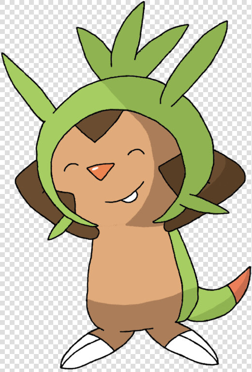 Green Face Plant Facial Expression Flowering Plant   Pokemon Green On Head  HD Png DownloadTransparent PNG