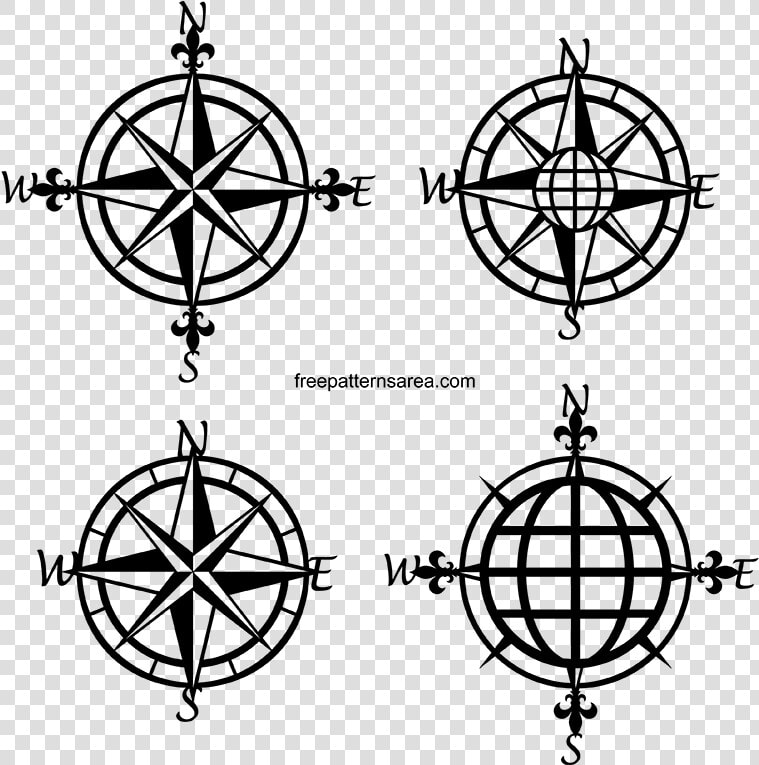 This Vintage Nautical Compass Rose Project Is Primarily   Nautical Clipart Compass  HD Png DownloadTransparent PNG