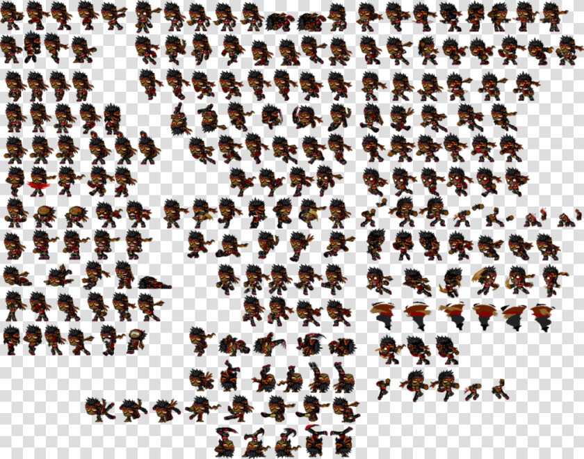 Pixel Art Sprite Sheet Animation  HD Png DownloadTransparent PNG