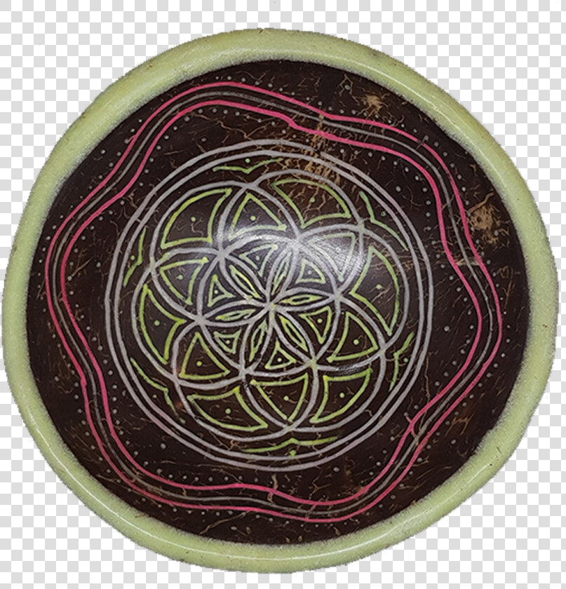 Saturn S Moon Glow In The Dark Mixing Bowl Class  HD Png DownloadTransparent PNG