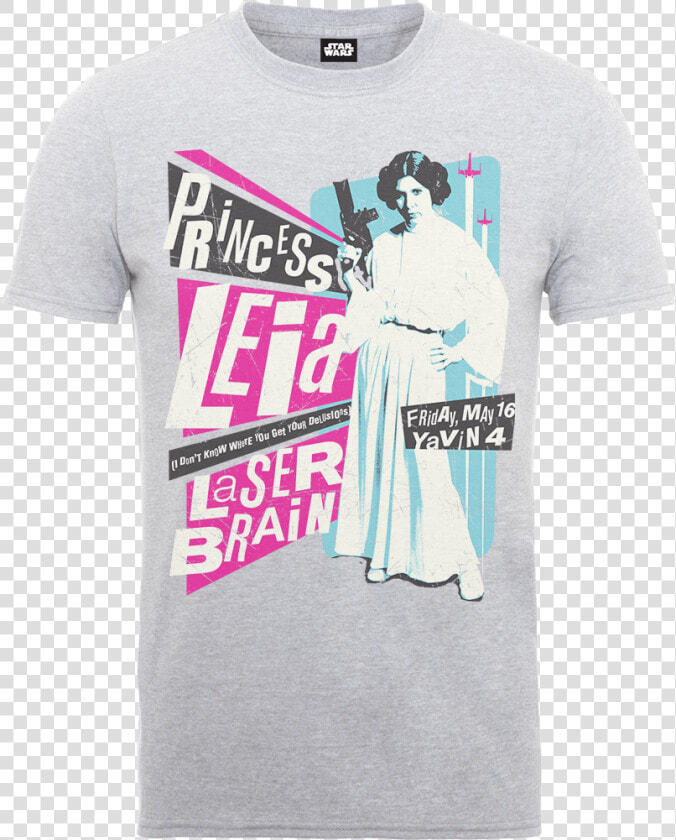 Star Wars Princess Leia Rock Poster T shirt   Camiseta Capitan America Gris  HD Png DownloadTransparent PNG