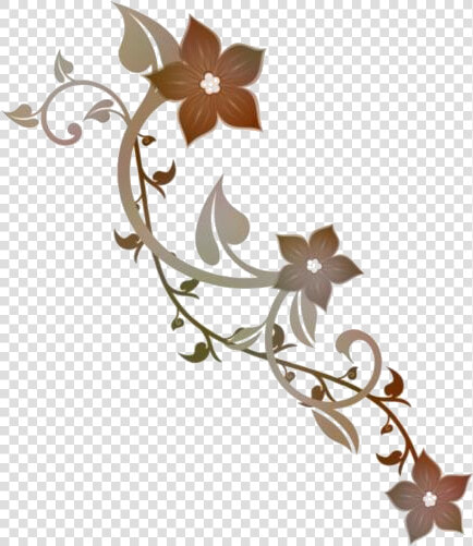 Swirly Flowers Png Transparent Images   Flower Graphics Swirl Hd  Png DownloadTransparent PNG