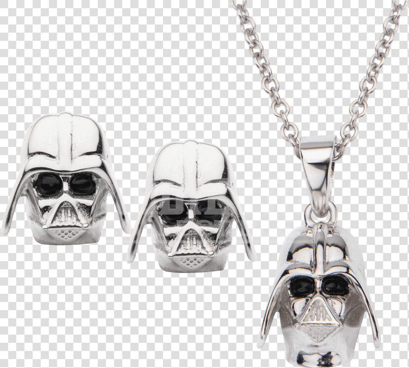 Darth Vader Stud Earrings And Pendant Set   Collana Boombox Amazon  HD Png DownloadTransparent PNG