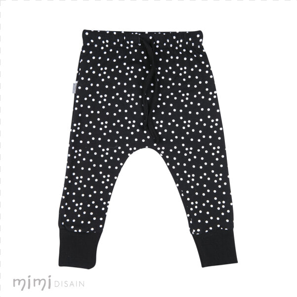 Mimi Cathy Pants Black White Dot   Black Polka Dot Dress With Collar  HD Png DownloadTransparent PNG