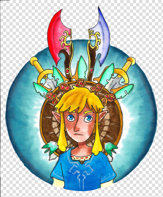 Breath Of The Wild Link i Absolutely Love This Game   Cartoon  HD Png DownloadTransparent PNG