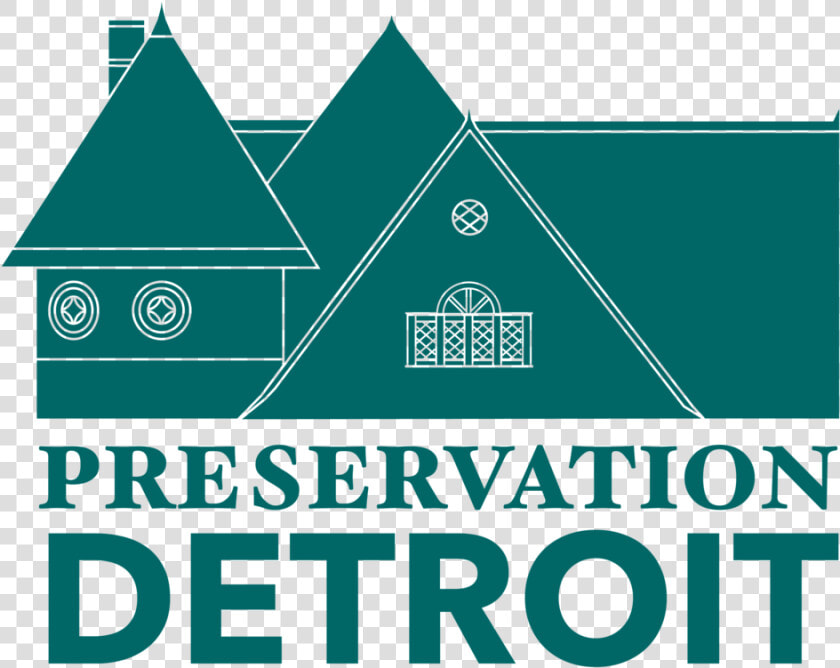 Pd Logo New Mack House V6 Full Green   Preservation Detroit  HD Png DownloadTransparent PNG