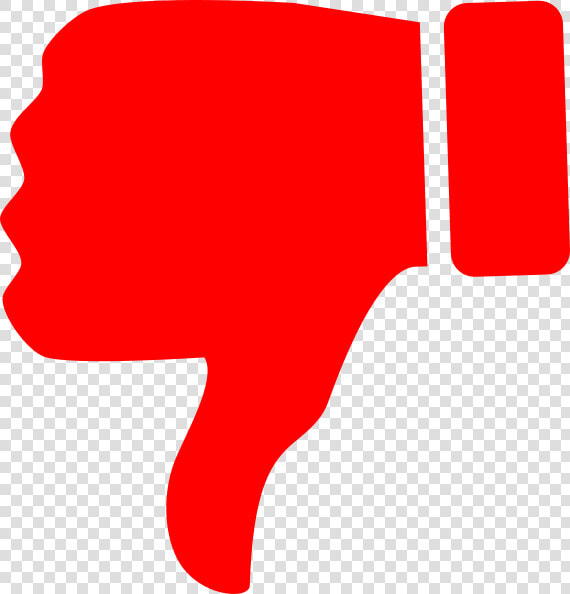 Thumbs Dwn Icon Red Th Clip Art At Clker Com Vector   Red Thumbs Down Transparent  HD Png DownloadTransparent PNG