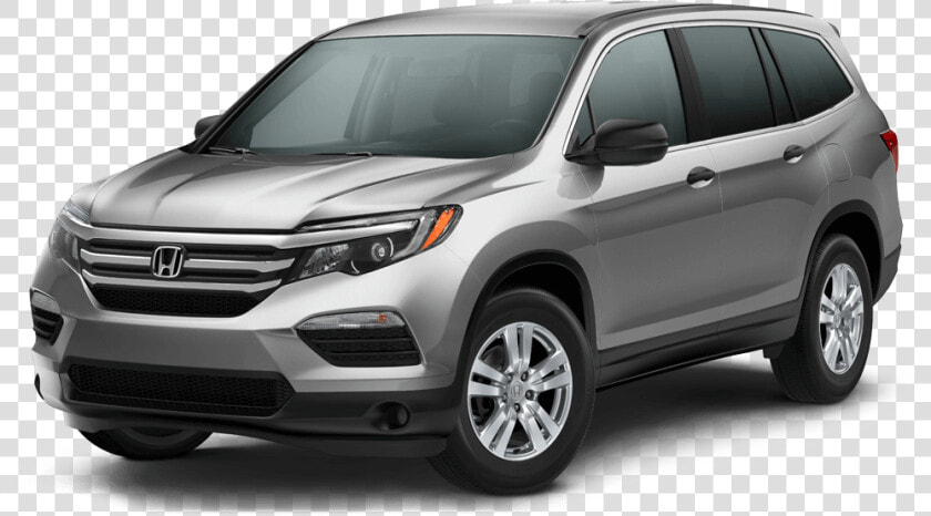 2017 Pilot 2wd Lx Lunar Silver Metallic   Honda Pilot 2017 Silver  HD Png DownloadTransparent PNG