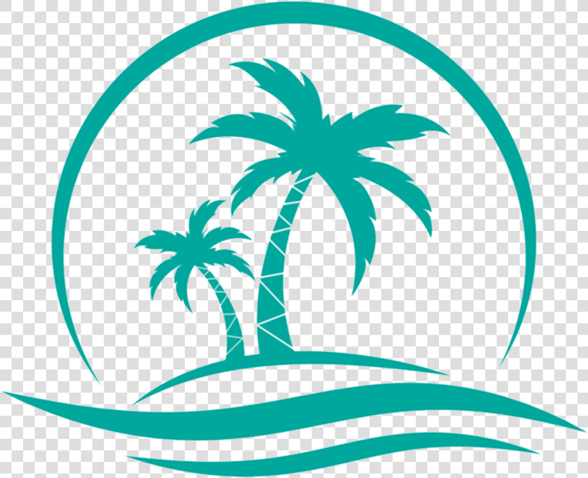 Isla Mujeres Vacation Rental   Palm Trees With Turtle  HD Png DownloadTransparent PNG