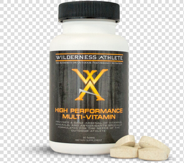 Wilderness Athlete High Performance Multi Vitamin   Caffeine  HD Png DownloadTransparent PNG