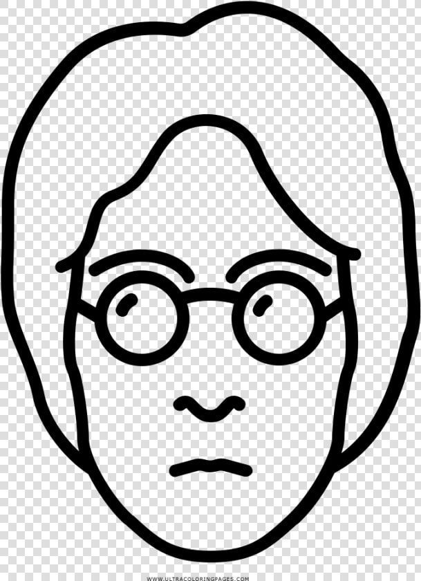 John Lennon Coloring Page   Coloring Pages John Lennon  HD Png DownloadTransparent PNG