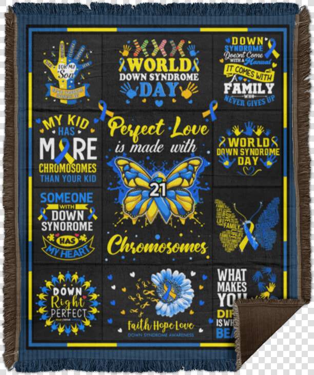 Woven Blanket     Downs Syndrome Awareness 2020  HD Png DownloadTransparent PNG