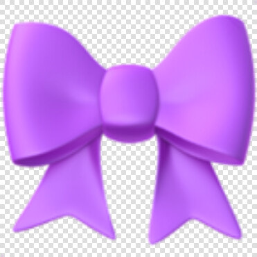  purple emoji bow ✨🎀💜✨   Bow Emoji  HD Png DownloadTransparent PNG