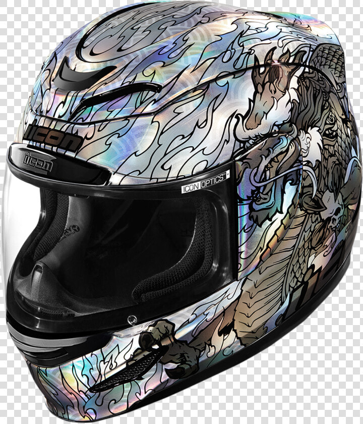 Icon Airmada Silver Legion Fullface Motorcycle Riding  HD Png DownloadTransparent PNG