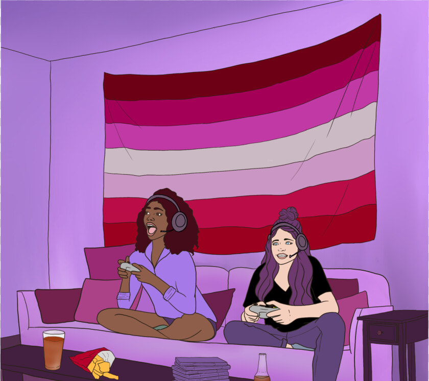 Alli Lesbiangamers   Sitting  HD Png DownloadTransparent PNG