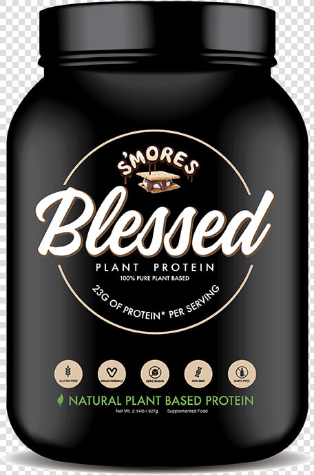 Blessed Protein S Mores 30 Svs   Chocolate  HD Png DownloadTransparent PNG