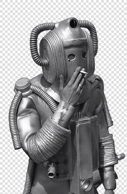  cyberman  cigar   Doctor Who Cyberman Smoking  HD Png DownloadTransparent PNG