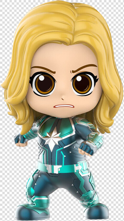 Captain Marvel   Captain Marvel Cosbaby Green  HD Png DownloadTransparent PNG