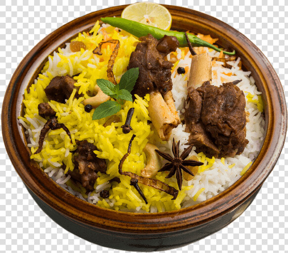 Mutton biryani3   Steamed Rice  HD Png DownloadTransparent PNG