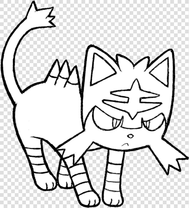 28 Collection Of Litten Pokemon Coloring Pages   Litten Pokemon Coloring Page  HD Png DownloadTransparent PNG