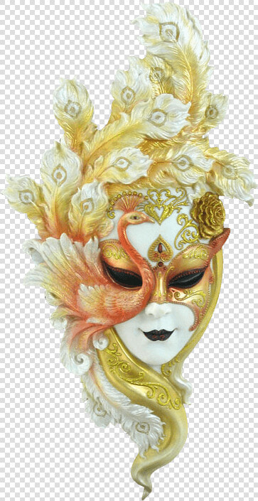 Gold Peacock Mask Wall Plaque   Las Vegas Feather Mask  HD Png DownloadTransparent PNG