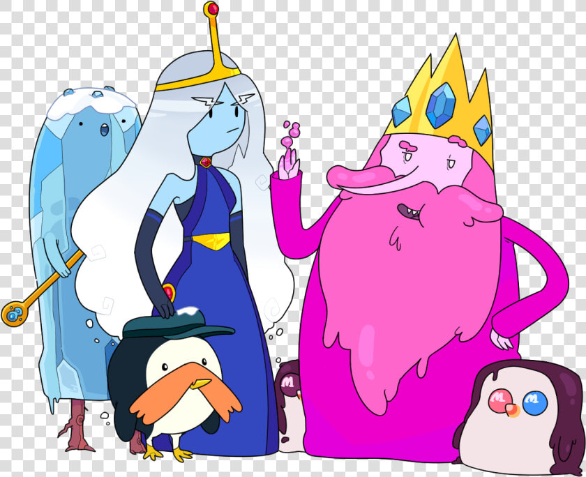 Ice King Princess Bubblegum   Png Download   Adventure Time Elementals Gender Bend  Transparent PngTransparent PNG