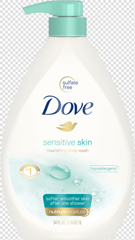 Skin Cleansing Dove Ⓒ   Dove Baby Sensitive Skin Body Wash  HD Png DownloadTransparent PNG