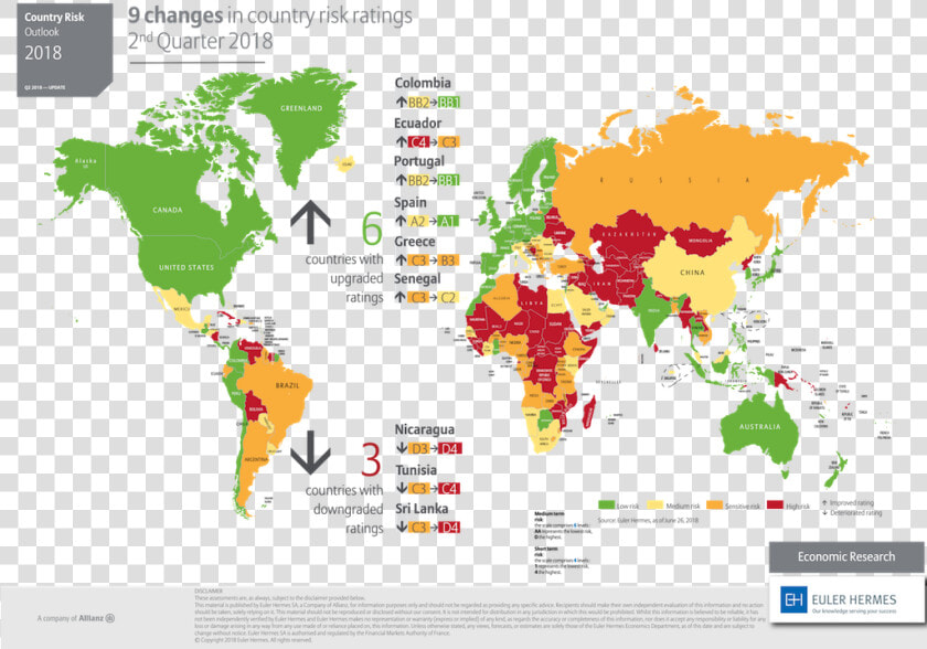 Euler Hermes Country Risk 2018  HD Png DownloadTransparent PNG