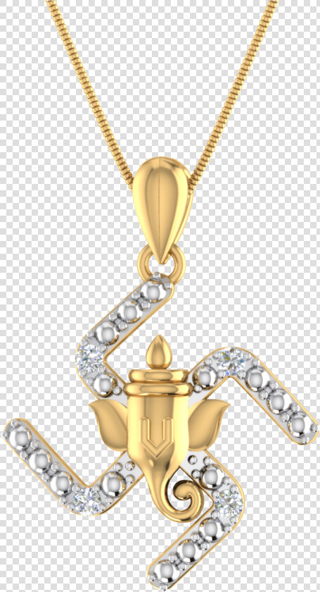 Tanishq Diamond Gold Pendant  HD Png DownloadTransparent PNG