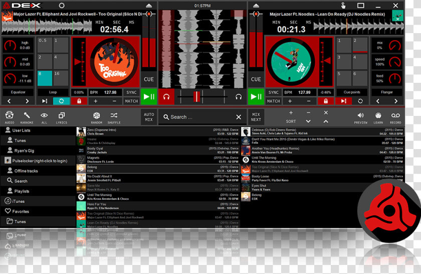 Dex 3 Red Dj Mixing Software Main   Pcdj Dex Dj Software  HD Png DownloadTransparent PNG