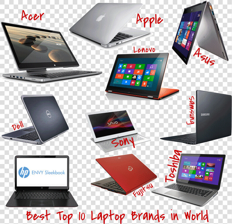 Pc Laptop Brands Top 10 World  HD Png DownloadTransparent PNG