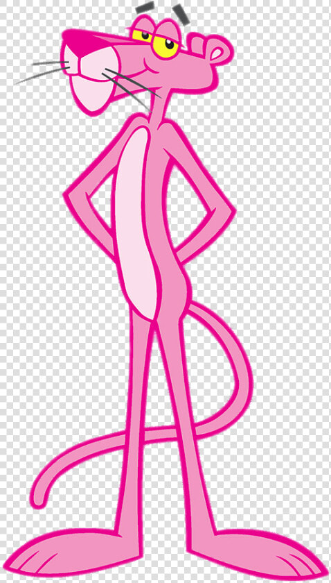 Pink Panther Paws Behind Back   Pink Panther  HD Png DownloadTransparent PNG