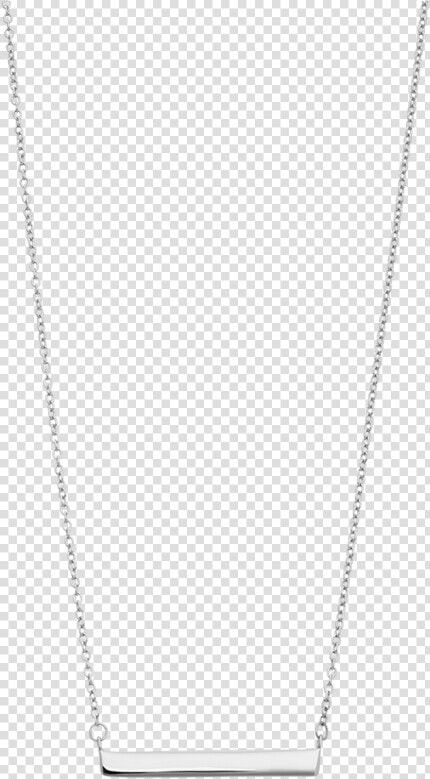 Engravable Bar Necklace   Necklace  HD Png DownloadTransparent PNG