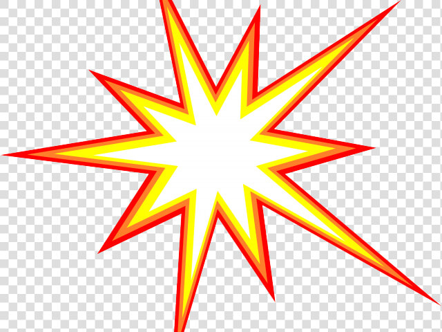 Comic Clipart Starburst   Transparent Background Cartoon Explosion  HD Png DownloadTransparent PNG