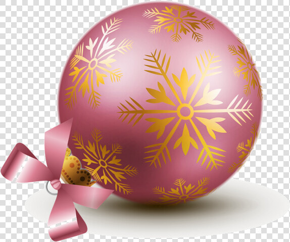 Ornament Pretty Pink Christmas Clip Art Transparent   Christmas Decoration Pink Png  Png DownloadTransparent PNG