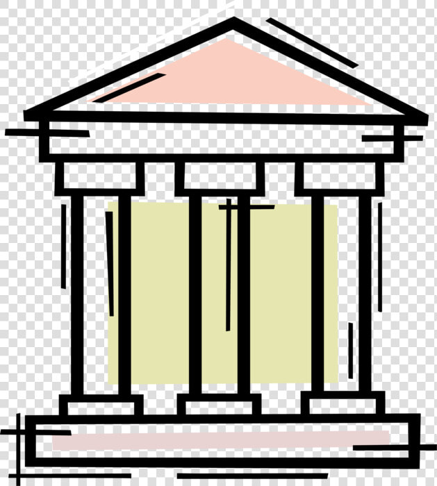 Vector Illustration Of Financial Banking Institution   Governmental Institutions  HD Png DownloadTransparent PNG