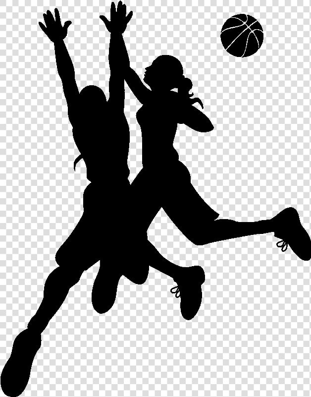 Free Girl Basketball Player Silhouette Png   Streetball  Transparent PngTransparent PNG