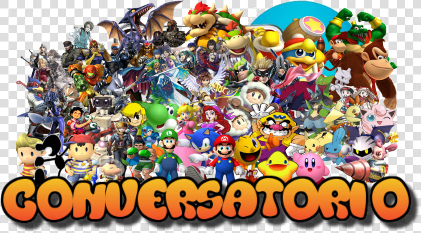 Playstation Xbox Nintendo Characters   Png Download   Super Smash Bros Characters Png  Transparent PngTransparent PNG