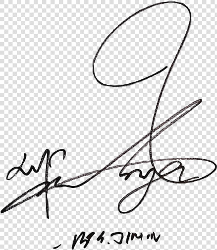 Park Jimin Signature   Bts Jimin Signature Png  Transparent PngTransparent PNG