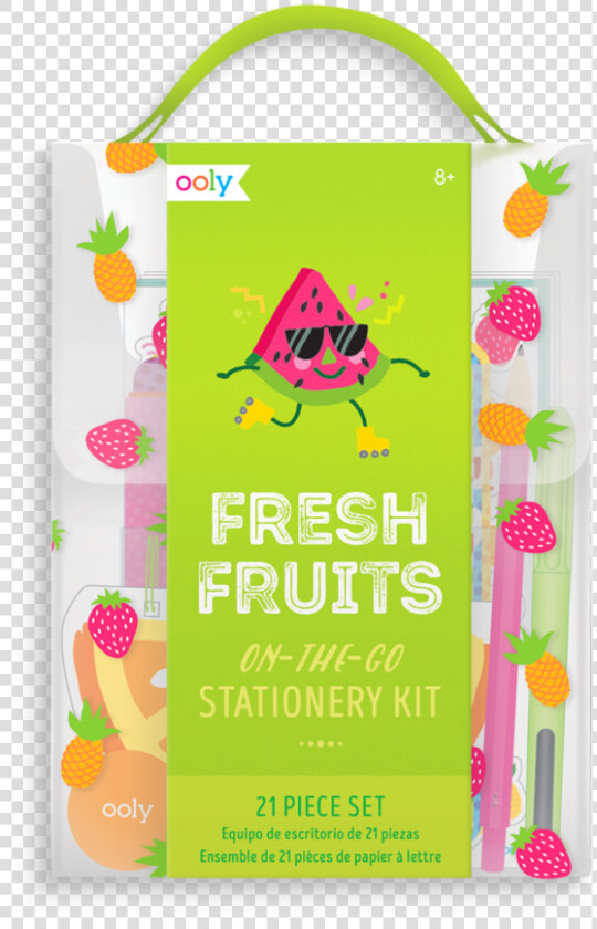 Fresh Fruits 16 Piece Stationary Kit   Illustration  HD Png DownloadTransparent PNG