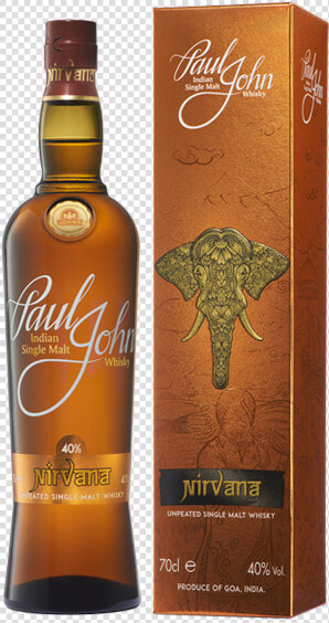 Nirvana Indian Single Malt Whisky   Whisky Paul John Nirvana  HD Png DownloadTransparent PNG